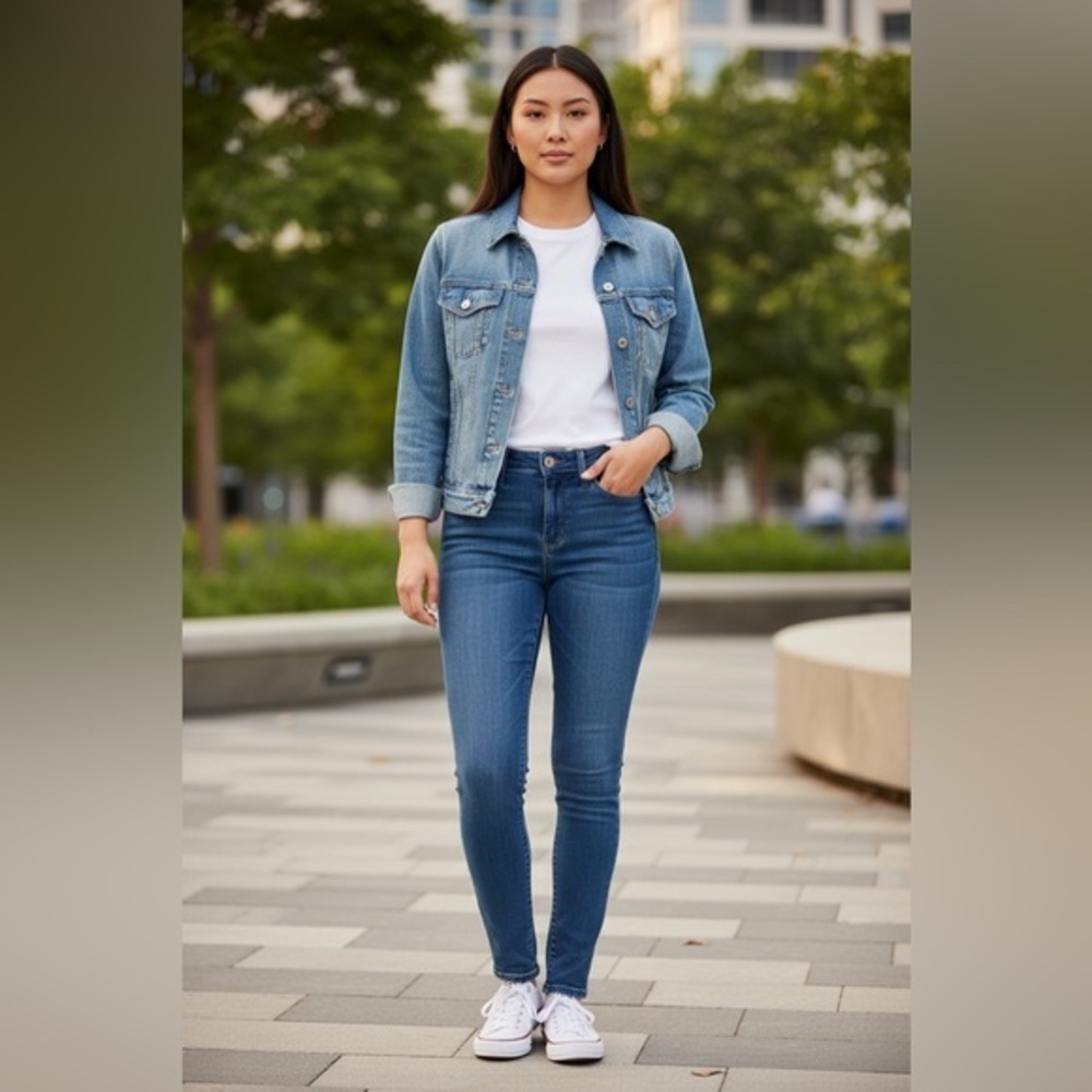 Denizen from Levi’s High Rise Skinny Jeans Size 26x30 Medium Wash